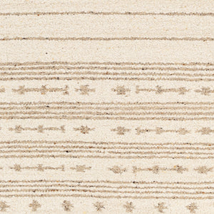 Machu Picchu MCU-1001 8' x 10' Handmade Rug MCU1001-810  Cream, Ivory, Dark Brown, Charcoal, Brown, Black Surya