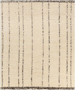 Machu Picchu MCU-1002 8' x 10' Handmade Rug MCU1002-810  Cream, Ivory, Dark Brown, Charcoal, Brown, Black Surya