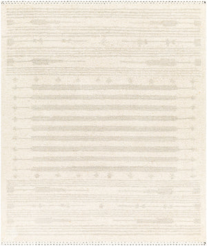 Machu Picchu MCU-1003 8' x 10' Handmade Rug MCU1003-810  Black, Light Beige, Medium Gray Surya