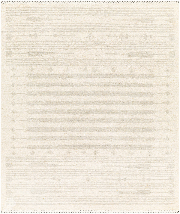 Machu Picchu MCU-1003 8' x 10' Handmade Rug MCU1003-810  Black, Light Beige, Medium Gray Surya