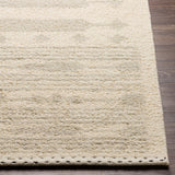 Machu Picchu MCU-1003 8' x 10' Handmade Rug MCU1003-810  Black, Light Beige, Medium Gray Surya