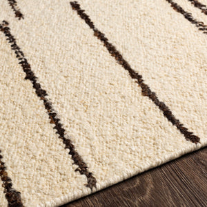 Surya Machu Picchu Mcu-1000 Handmade Bohemian Rug - Soft, Durable, And Intricately Designed For Your Home Cream Wool,Polyester Mcu1005-23