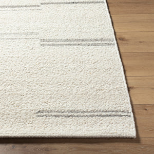 Machu Picchu MCU-1006 8'10" x 12' Handmade Rug MCU1006-81012  Light Beige, Medium Gray Surya
