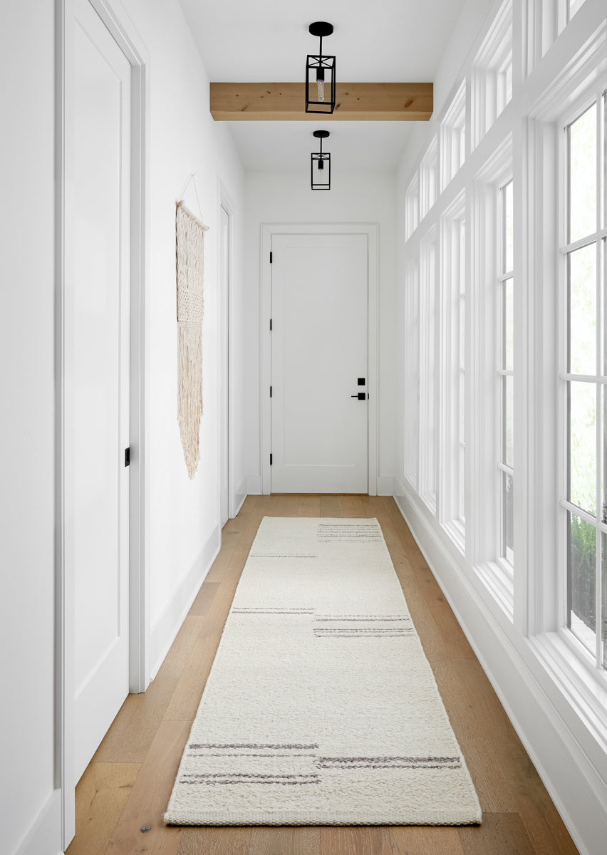 Machu Picchu MCU-1006 8'10" x 12' Handmade Rug MCU1006-81012  Light Beige, Medium Gray Surya