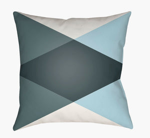 Livabliss Moderne Geometric Woven Polyester Accent Pillow Structured Texture for Modern Interiors MD008-2222