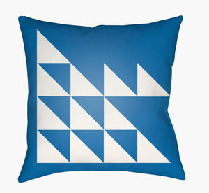 Livabliss Moderne Square Woven Accent Pillow Geometric Textural Polyester for Sofa or Bed MD024-2222
