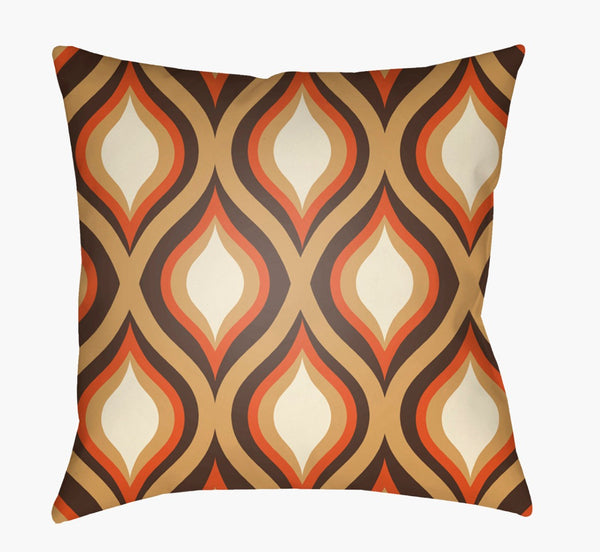 Livabliss Moderne Woven Polyester Square Throw Pillow Textured Modern Accent for Sofa or Bed MD039-1818