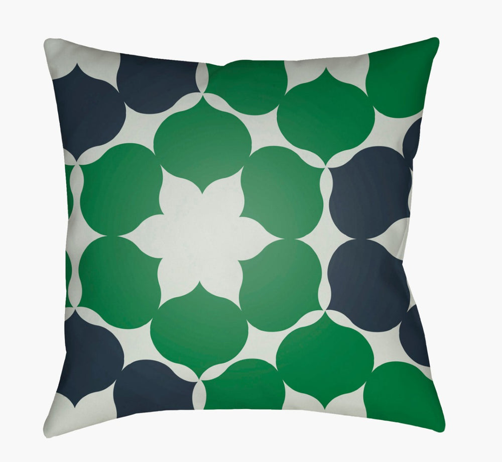 Livabliss Moderne Geometric Woven Square Throw Pillow Polyfill Insert for Sofas and Chairs MD053-1818