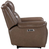 Parker House Atlantis - Smooth Latte Power Zero Gravity Recliner Brown 100% Leather ,Leather Match Matl#812phz-smlt