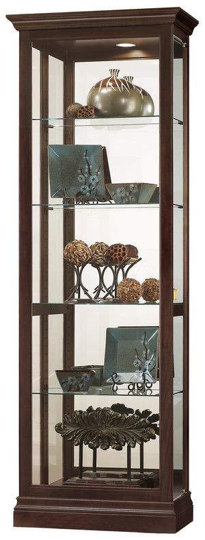 Hekman Furniture 680671 Brantley Curio Cabinet - Elegant Espresso Finish With Adjustable Shelves & Safety Features Espresso Brantley Curio Cabinet 680671