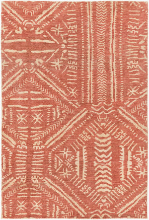 Surya Mandela Mda-1000 Handmade Jute Rug 2'6" X 8' - Durable, Soft, Low Profile Design For Any Space Rust Jute Mda1000-576