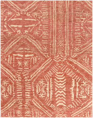 Surya Mandela Mda-1000 Handmade Jute Rug 2'6" X 8' - Durable, Soft, Low Profile Design For Any Space Rust Jute Mda1000-810