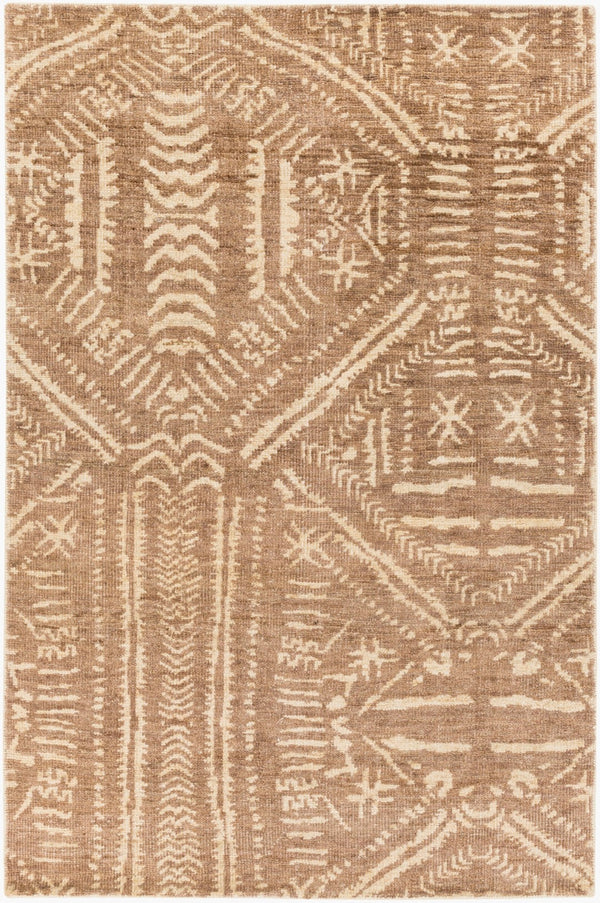 Surya Mandela Mda-1000 Handmade Jute Rug 2'6" X 8' - Durable, Soft, Low Profile Design For Any Space Dark Brown Jute Mda1002-576