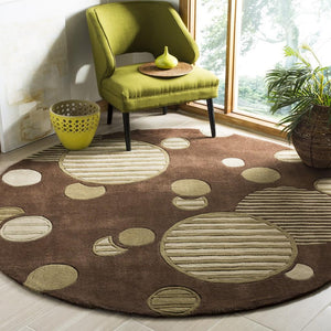 Safavieh Mda619 Hand Tufted  Rug Brown / Multi 2'-6" x 4'