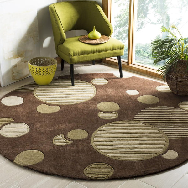 Safavieh Mda619 Hand Tufted  Rug Brown / Multi 2'-6" x 4'