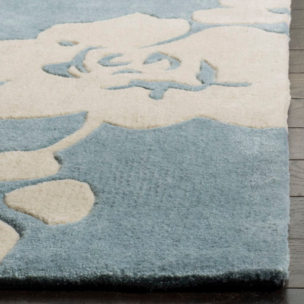 Safavieh Mda621 Hand Tufted  Rug Blue / Ivory MDA621A-5