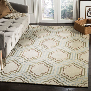 Safavieh Mda626 Hand Tufted  Rug Beige / Multi MDA626A-3