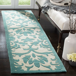 Safavieh Mda635 Hand Tufted  Rug Ivory / Light Blue MDA635A-28