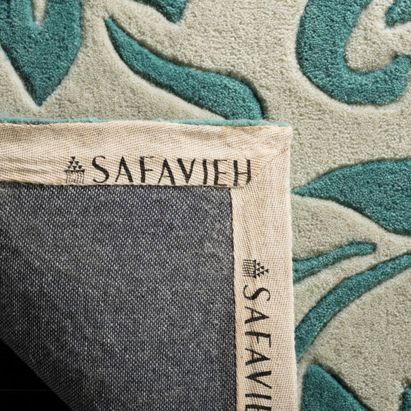 Safavieh Mda635 Hand Tufted  Rug Ivory / Light Blue MDA635A-28