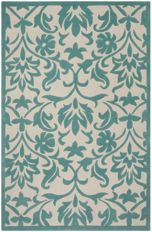 Safavieh Mda635 Hand Tufted  Rug Ivory / Light Blue MDA635A-28