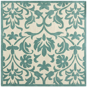 Safavieh Mda635 Hand Tufted  Rug Ivory / Light Blue MDA635A-28
