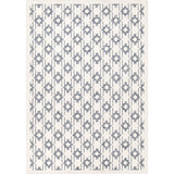 Orian Rugs Simply Southern Cottage Minden Machine Woven Polypropylene Transitional Area Rug Natural Navy Daisy Polypropylene