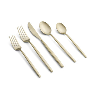 Lenox Cambridge Kiki Pvd Chmpg Satin 18/0 20 Piece Each NO COLOR METAL 516020GZDS