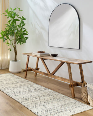 Livabliss Mardin Handwoven Wool Cotton Flatweave Boho Global Rug for Living Dining Rooms Cream, Black 8' x 8' MDI2300-8SQ