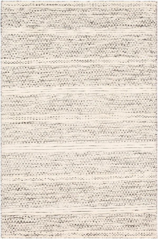 Livabliss Mardin Handwoven Wool Cotton Flatweave Boho Global Rug for Living Dining Rooms Cream, Black 8'10" x 12' MDI2300-81012