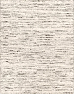 Livabliss Mardin Handwoven Wool Cotton Flatweave Boho Global Rug for Living Dining Rooms Cream, Black 8' x 10' MDI2300-810