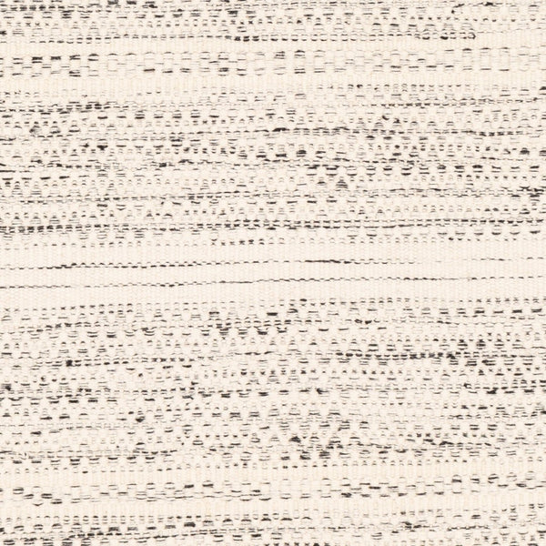 Livabliss Mardin Handwoven Wool Cotton Flatweave Boho Global Rug for Living Dining Rooms Cream, Black 8' x 8' MDI2300-8SQ