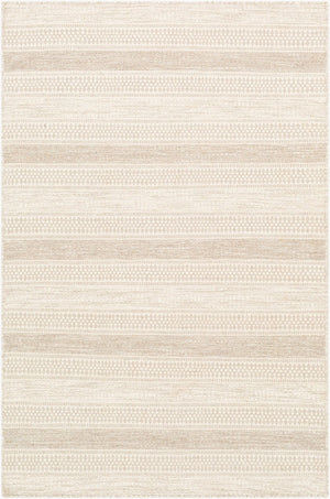 Livabliss Mardin Handwoven Wool Flatweave Rug Global Eclectic Pattern for Entryways and Living Rooms Cream, Medium G 2' x 3' MDI2302-23