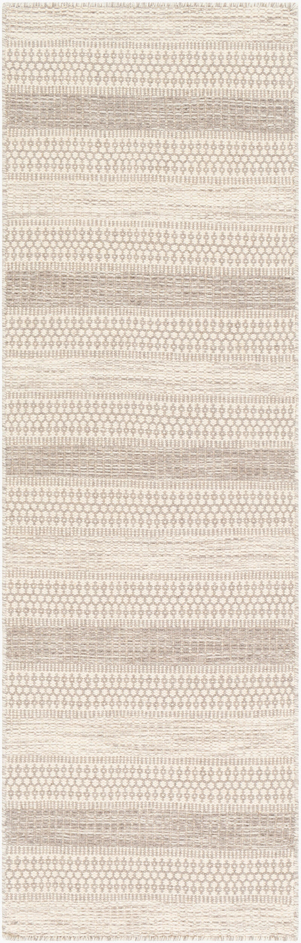 Surya Mardin 2' X 3' Handwoven Wool Rug - Unique Global Style, Easy Care, Perfect For High Traffic Spaces! Gray Wool Mdi2303-268