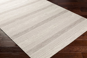Surya Mardin 2' X 3' Handwoven Wool Rug - Unique Global Style, Easy Care, Perfect For High Traffic Spaces! Gray Wool Mdi2303-268
