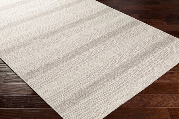 Surya Mardin 2' X 3' Handwoven Wool Rug - Unique Global Style, Easy Care, Perfect For High Traffic Spaces! Gray Wool Mdi2303-268