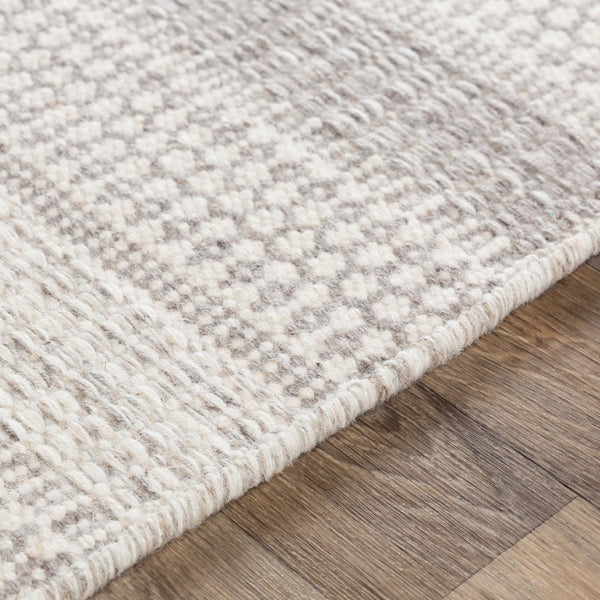 Surya Mardin 2' X 3' Handwoven Wool Rug - Unique Global Style, Easy Care, Perfect For High Traffic Spaces! Gray Wool Mdi2303-268