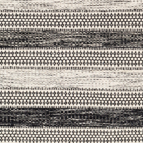 Surya Mardin 2' X 3' Handwoven Wool Rug - Unique Global Style, Easy Care, Perfect For High Traffic Spaces! Black Wool Mdi2304-23