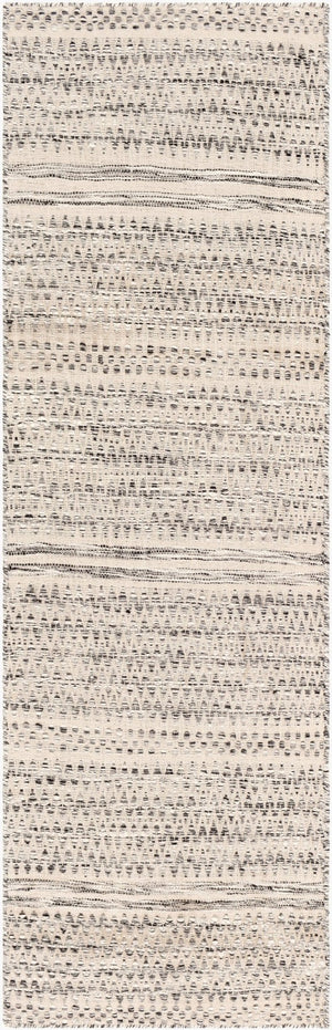 Livabliss Mardin Handwoven Wool Cotton Flatweave Rug Bohemian Global Style for Entryways Beige, Gray 2'6" x 8' MDI2305-268
