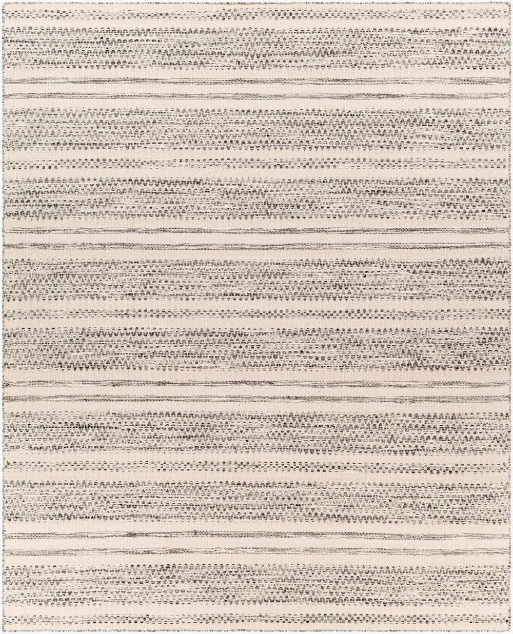 Livabliss Mardin Handwoven Wool Cotton Flatweave Rug Bohemian Global Style for Entryways Beige, Gray 8' x 10' MDI2305-810
