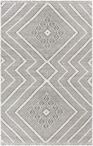 Surya Mardin 2' X 3' Handwoven Wool Rug - Unique Global Style, Easy Care, Perfect For High Traffic Spaces! Black Wool Mdi2308-23