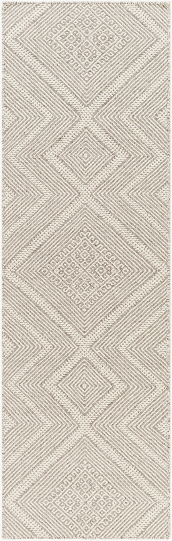 Surya Mardin 2' X 3' Handwoven Wool Rug - Unique Global Style, Easy Care, Perfect For High Traffic Spaces! Medium Gray Wool Mdi2309-268
