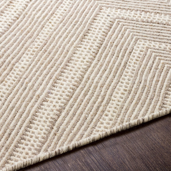 Surya Mardin 2' X 3' Handwoven Wool Rug - Unique Global Style, Easy Care, Perfect For High Traffic Spaces! Medium Gray Wool Mdi2309-3656