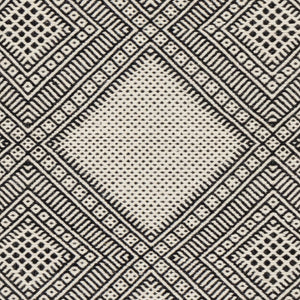 Surya Mardin 2' X 3' Handwoven Wool Rug - Unique Global Style, Easy Care, Perfect For High Traffic Spaces! Black Wool Mdi2310-3656