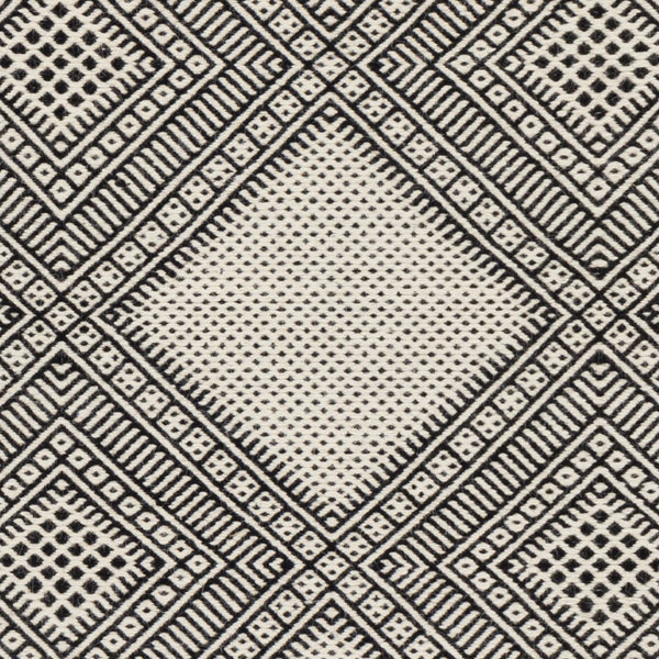 Surya Mardin 2' X 3' Handwoven Wool Rug - Unique Global Style, Easy Care, Perfect For High Traffic Spaces! Black Wool Mdi2310-3656