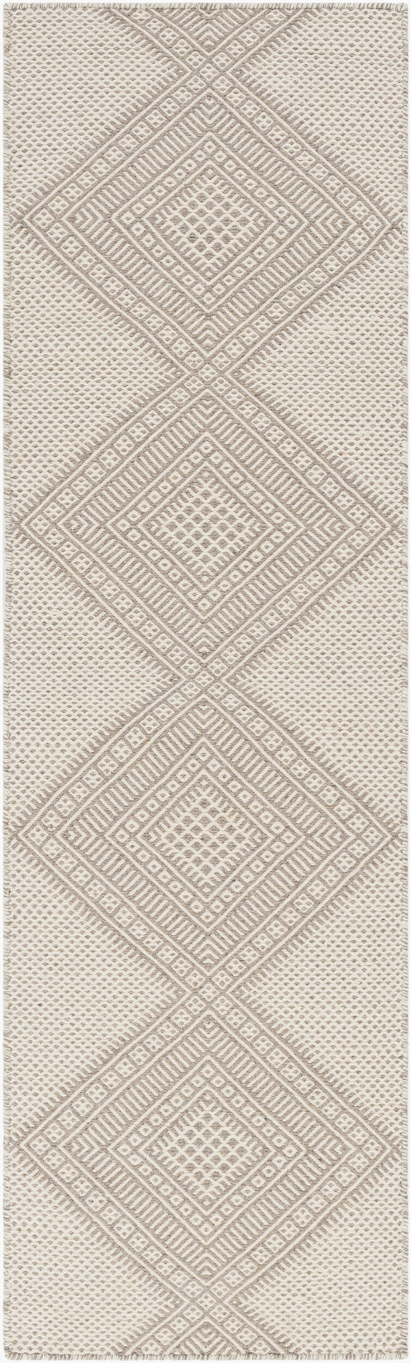 Surya Mardin 2' X 3' Handwoven Wool Rug - Unique Global Style, Easy Care, Perfect For High Traffic Spaces! Gray Wool Mdi2311-268