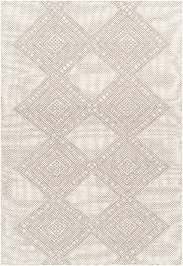 Surya Mardin 2' X 3' Handwoven Wool Rug - Unique Global Style, Easy Care, Perfect For High Traffic Spaces! Gray Wool Mdi2311-3656