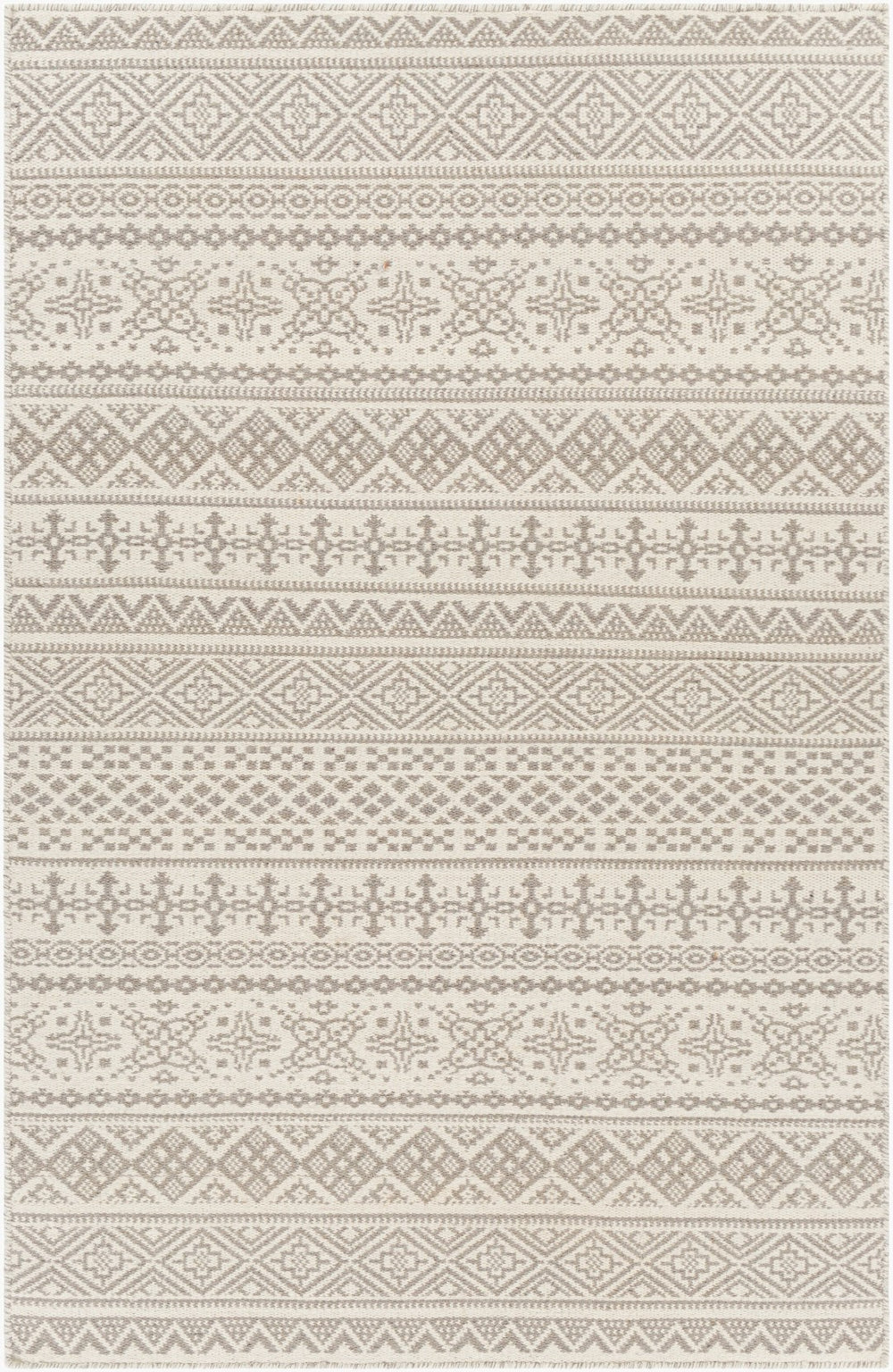Surya Mardin 2' X 3' Handwoven Wool Rug - Unique Global Style, Easy Care, Perfect For High Traffic Spaces! Gray Wool Mdi2312-3656
