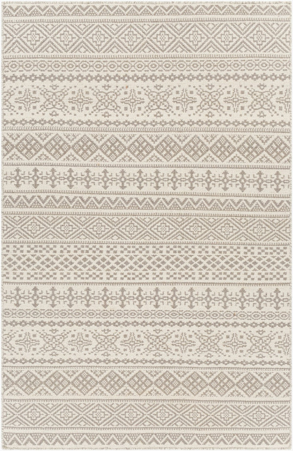 Surya Mardin 2' X 3' Handwoven Wool Rug - Unique Global Style, Easy Care, Perfect For High Traffic Spaces! Gray Wool Mdi2312-3656