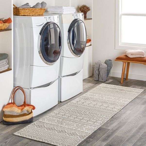 Surya Mardin 2' X 3' Handwoven Wool Rug - Unique Global Style, Easy Care, Perfect For High Traffic Spaces! Gray Wool Mdi2312-268