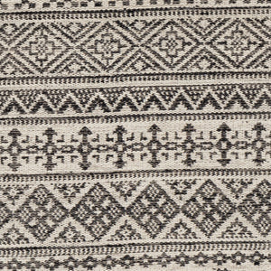 Surya Mardin 2' X 3' Handwoven Wool Rug - Unique Global Style, Easy Care, Perfect For High Traffic Spaces! Black Wool Mdi2313-23